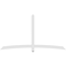 Ekena Millwork Bellingham Architectural Grade PVC Gable Bracket, 96"W x 52"H x 2"D x 4"F, 13/12 Pitch GBP096X52X0204BEL00 - alternate 2